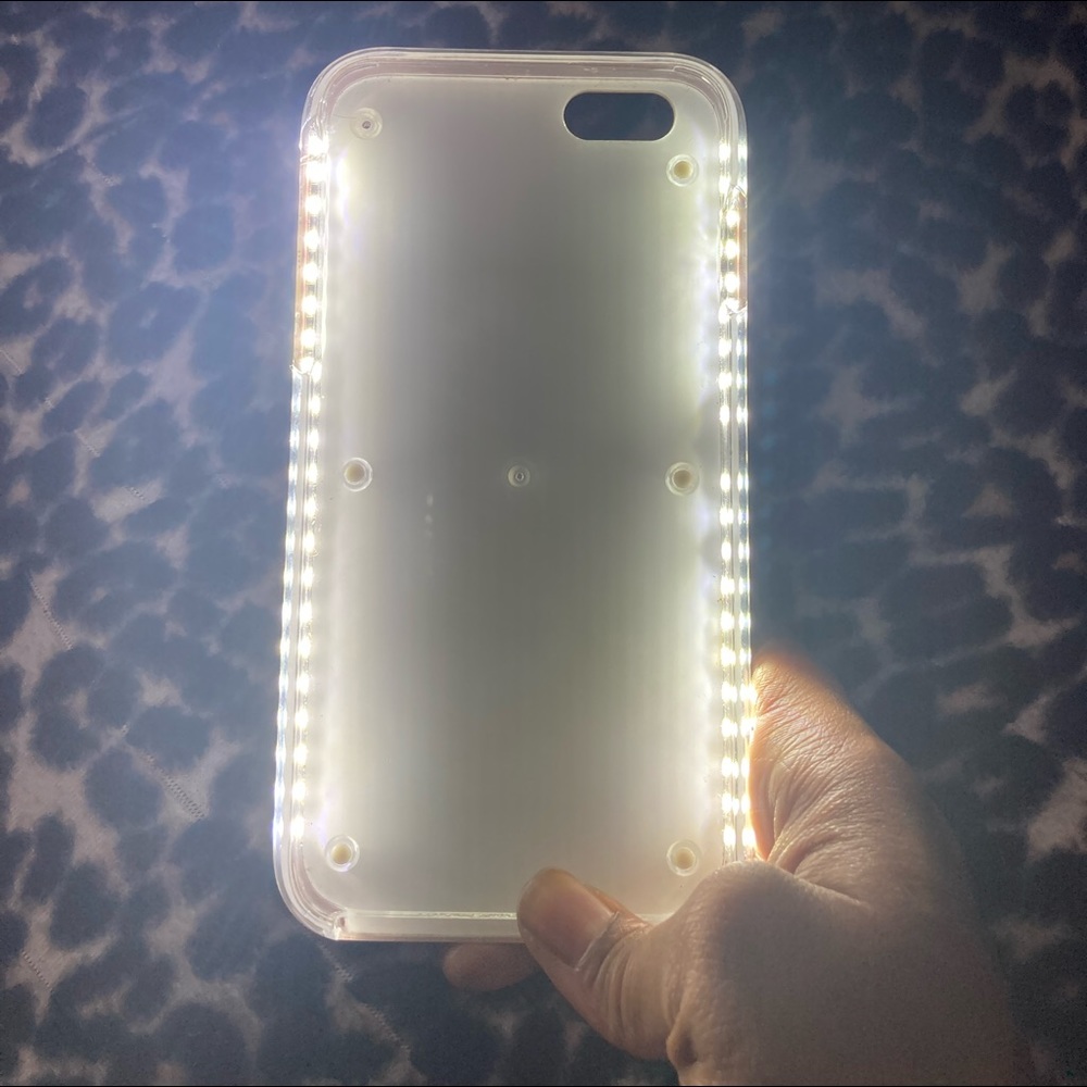 iPhone 6s+ led light case.